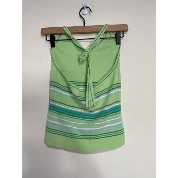 Loft Top Womens Small Retro 90's Y2K Halter Feminine Minimalist Stretchy Gorp - Picture 4 of 6